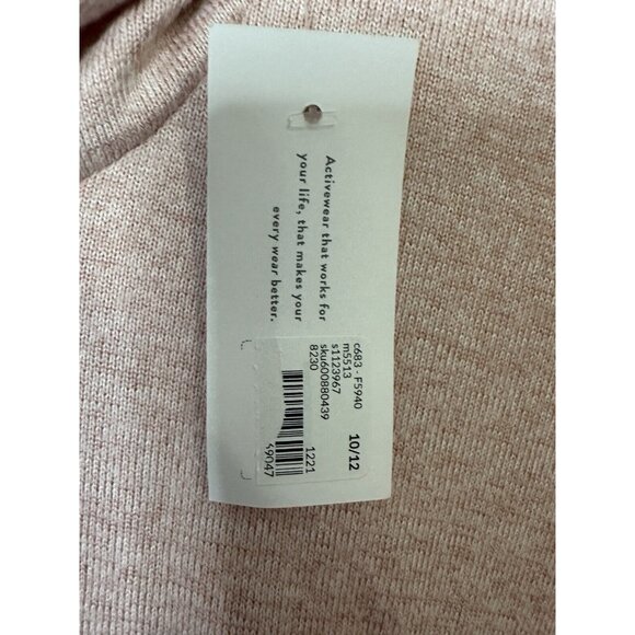 Lane Bryant LIVI Active Pink Hooded Pullover Sweater Size 10/12 - Picture 2 of 7